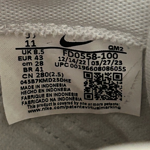 Nike Court Legacy Lift "White/Hemp" Women’s Size 11- FD0558-100 - Picture 9 of 9